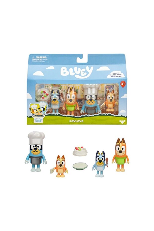 Bluey/18915 Bluey 4-Piece Figure Set Assorted