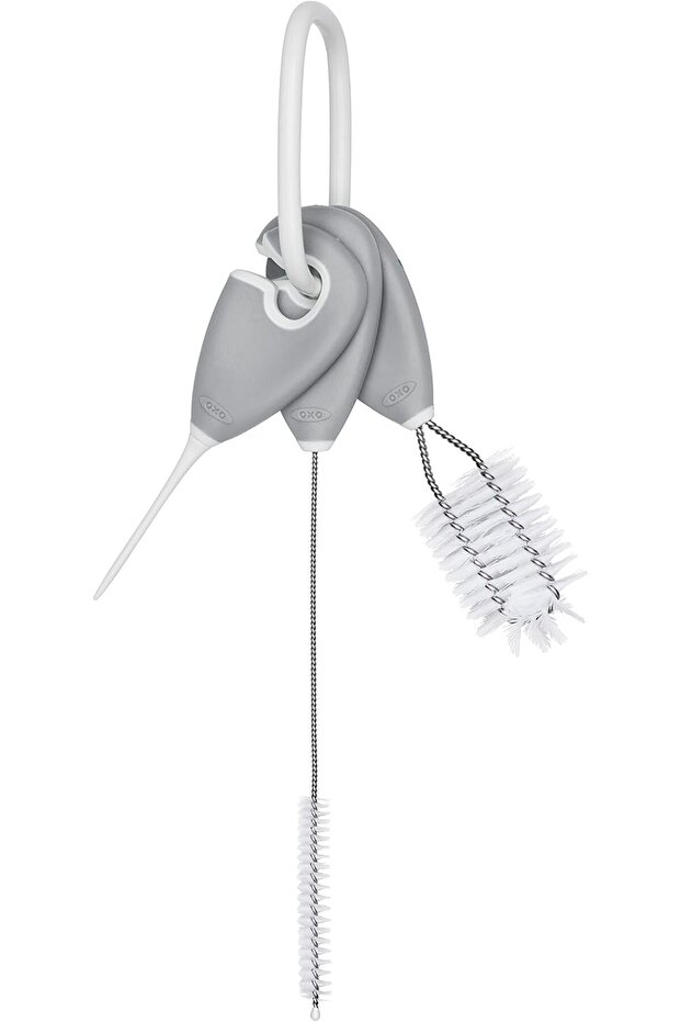 Cleaning Set for Straw & Sippy Cup, Gray