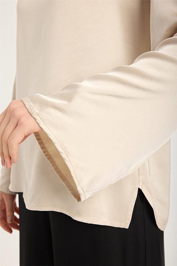 بلوزة برقبة دائرية - 4