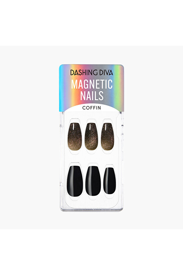 Magnetic Nails Coffin Press-On Nails