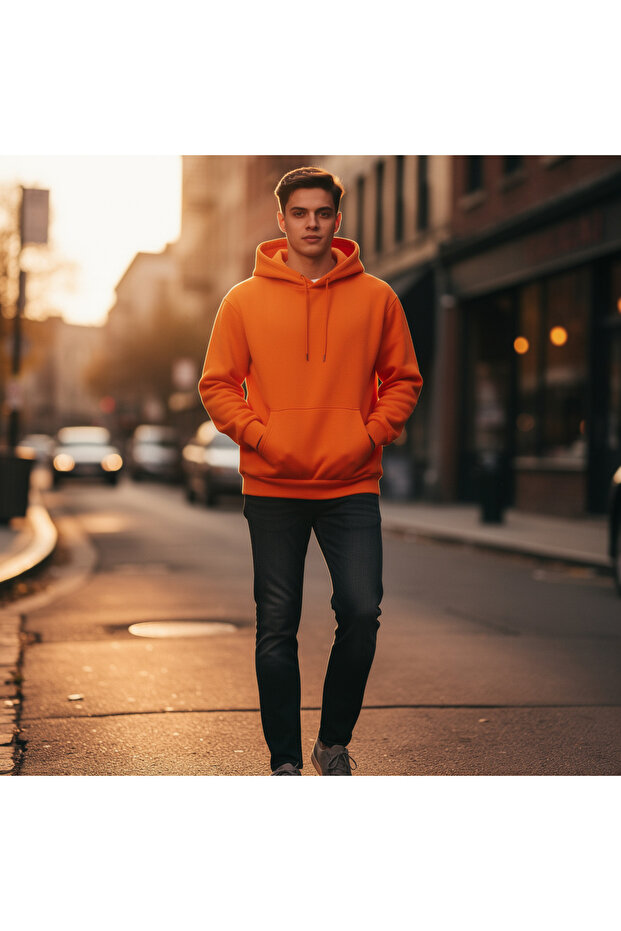 3 Thread Combed Cotton Fabric Comfortable Fit Sweatshirt