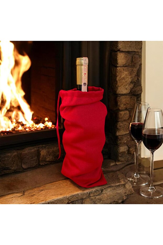 حقيبة زجاجة النبيذ ذات الفتحة المطاطية - 1