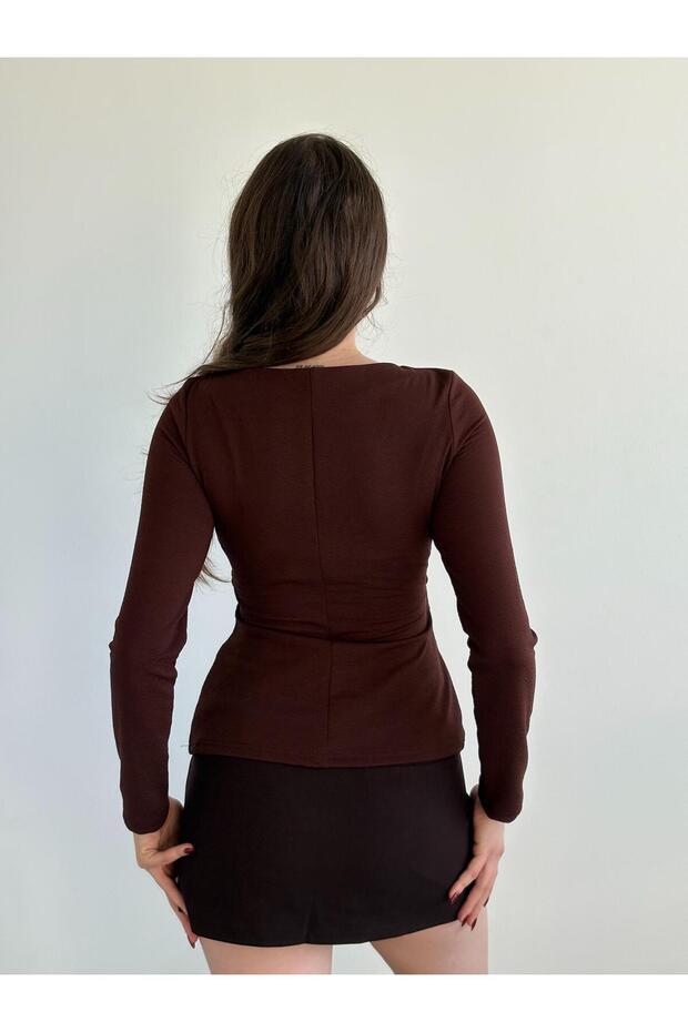 Çift Aksesuarlı Bluz - 2