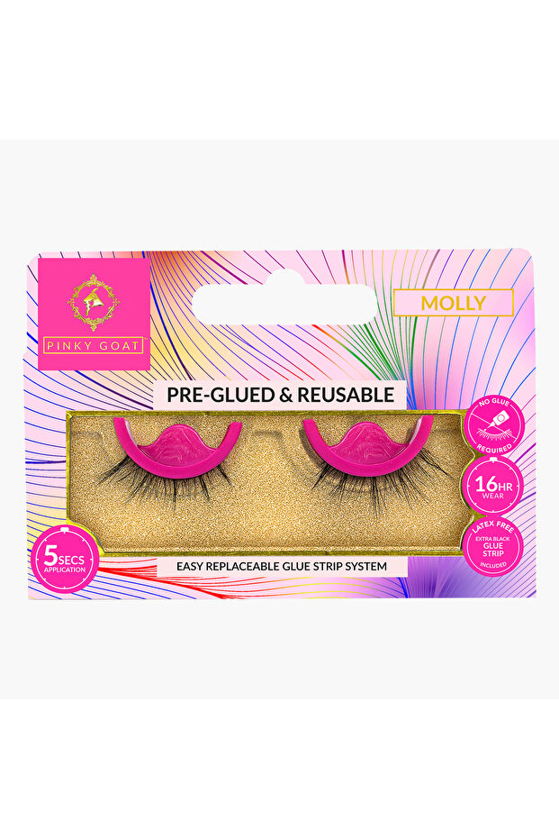 Pre-glued Eye Lashes - Molly