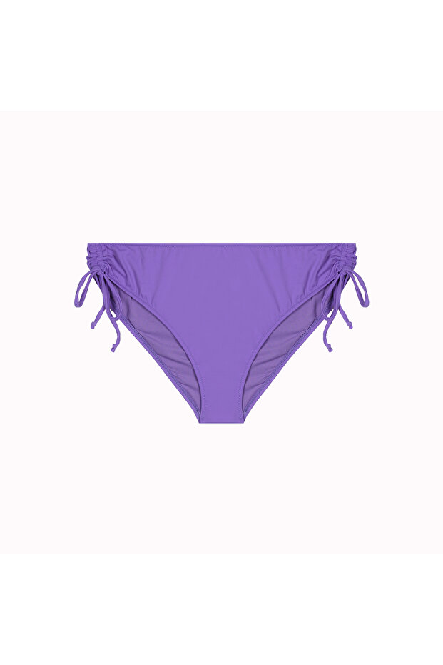 Drawstring Adjustable Bikini Bottom - 1