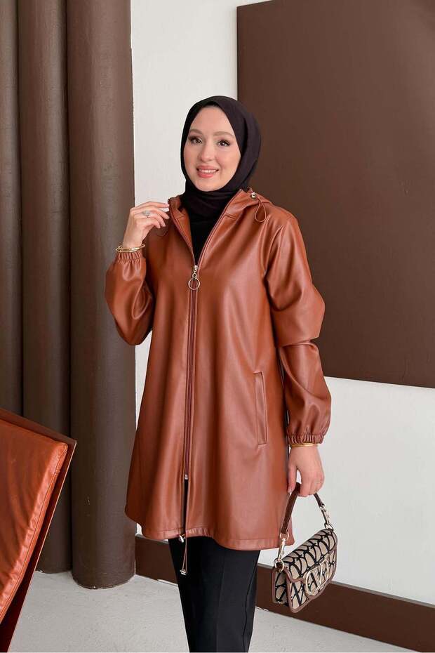 جاكيت جلدي كاب كريميت - 2