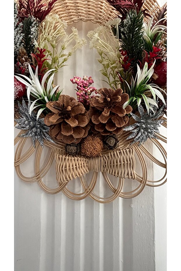 Bambu Çelenk Kapı Süsü - 4