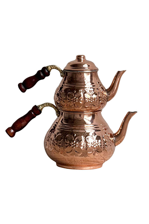Bakır Çaydanlık İşlemeli - 3