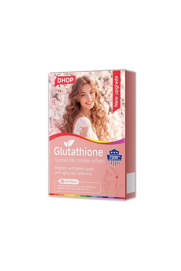 Glutathione Niacinamide Complex Softgels - Brighten Skin, Lighten Spots & Anti-Aging Whitening