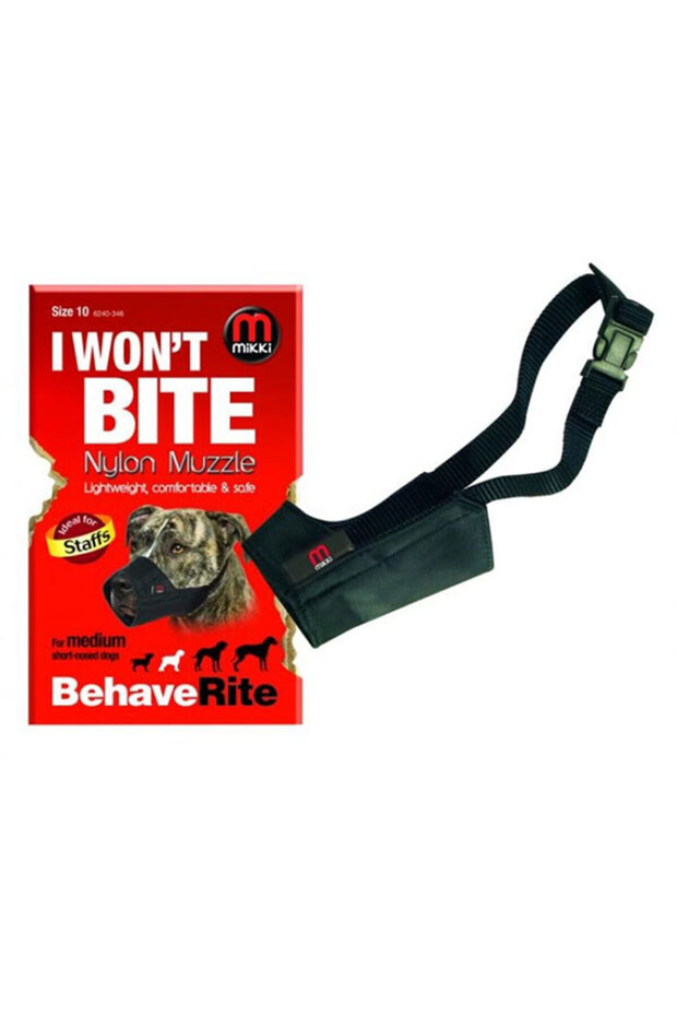 - BehaveRite, Nylon Dog Muzzle Size 10
