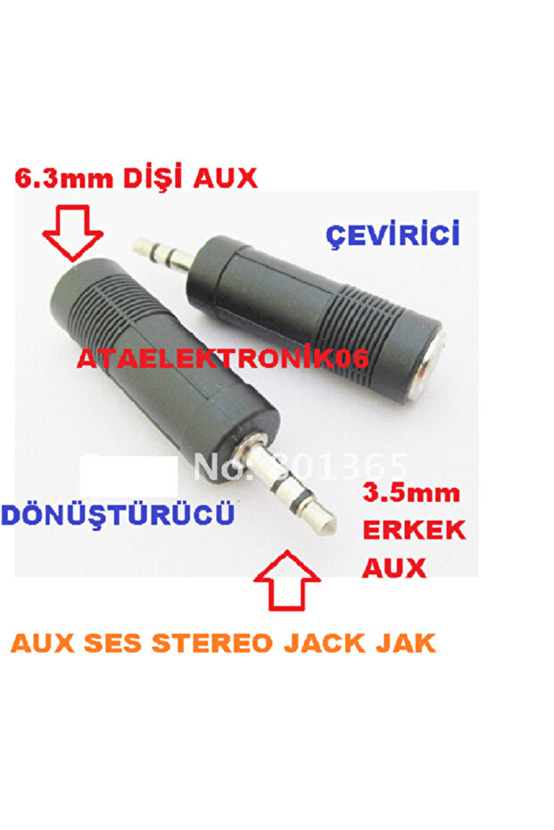 Karaoke Piano Guitar Amplifier Converter Aux Stereo Jack 6.3mm Aux Audio 3.5mm Converter Jack Thick