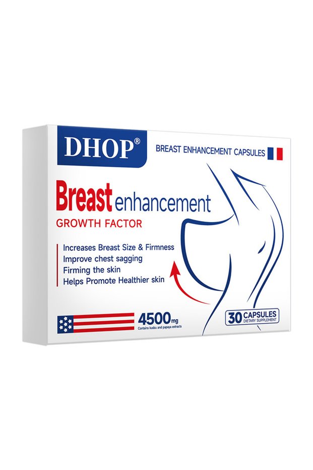 DHOPO Breast Enhancement Capsules - Growth Factor for Breast Size, Firmness & Anti-Sagging