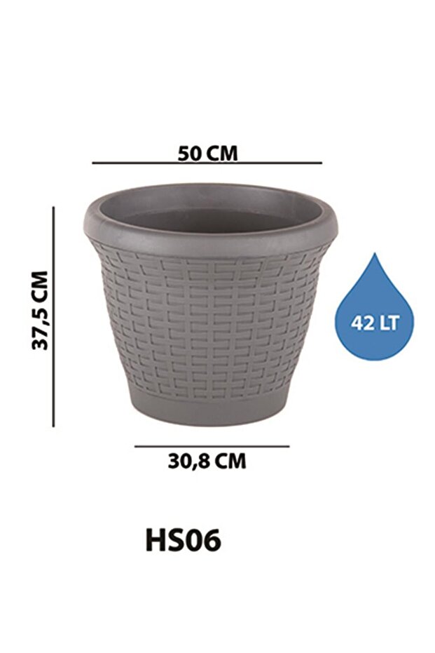 Hasır Saksı 42 Lt - 2