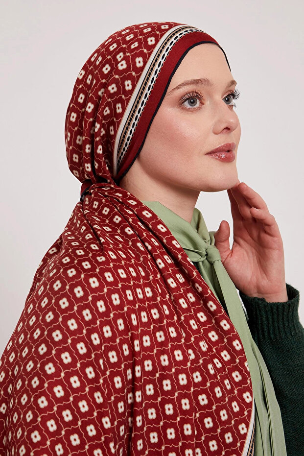 وشاح أوسكار - أحمر خريفي - 4