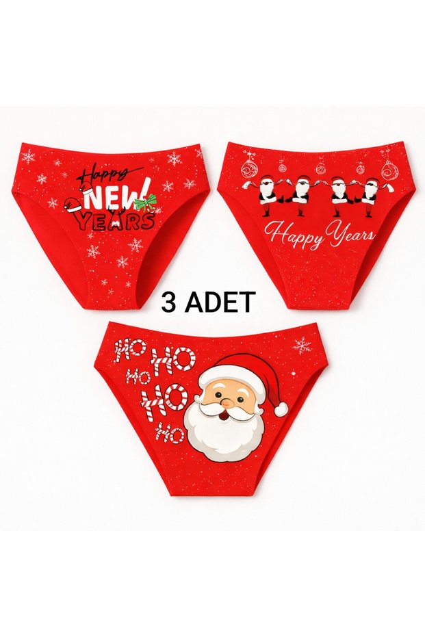 New Year Special 95% Cotton 3-Piece Women's Underwear Set