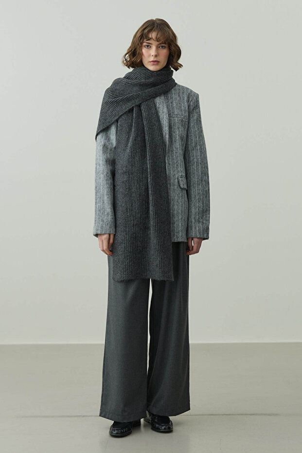 Tiftik Basic Atkı Antrasit - 4