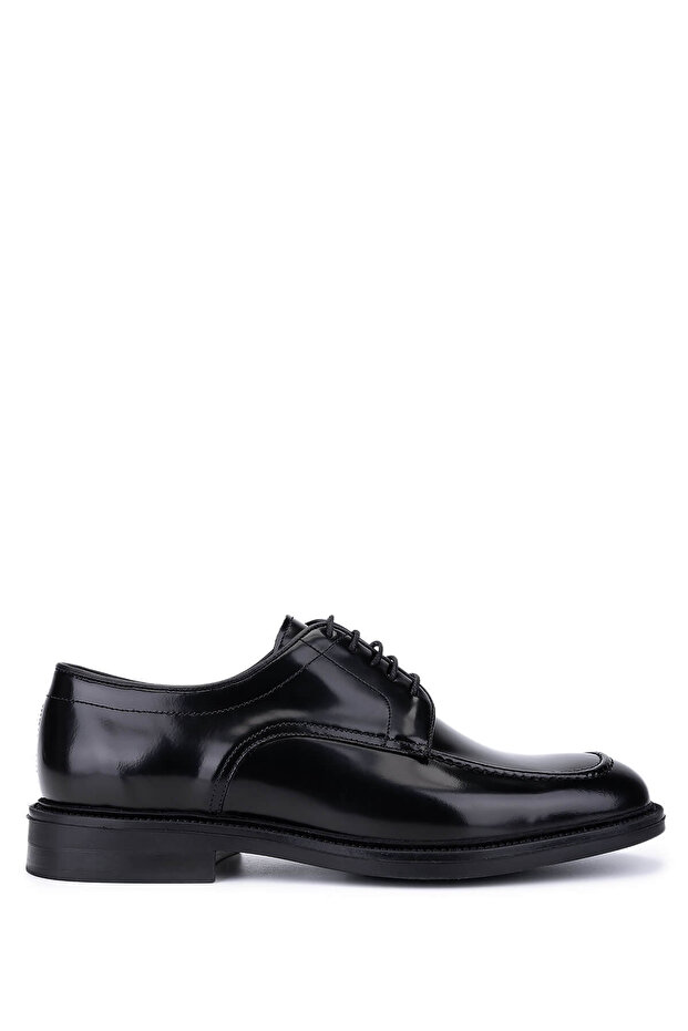 Men's Genuine Leather Black Opening Classic Shoes