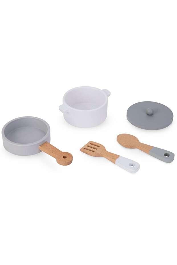 Wooden kitchen - educational cube - 11