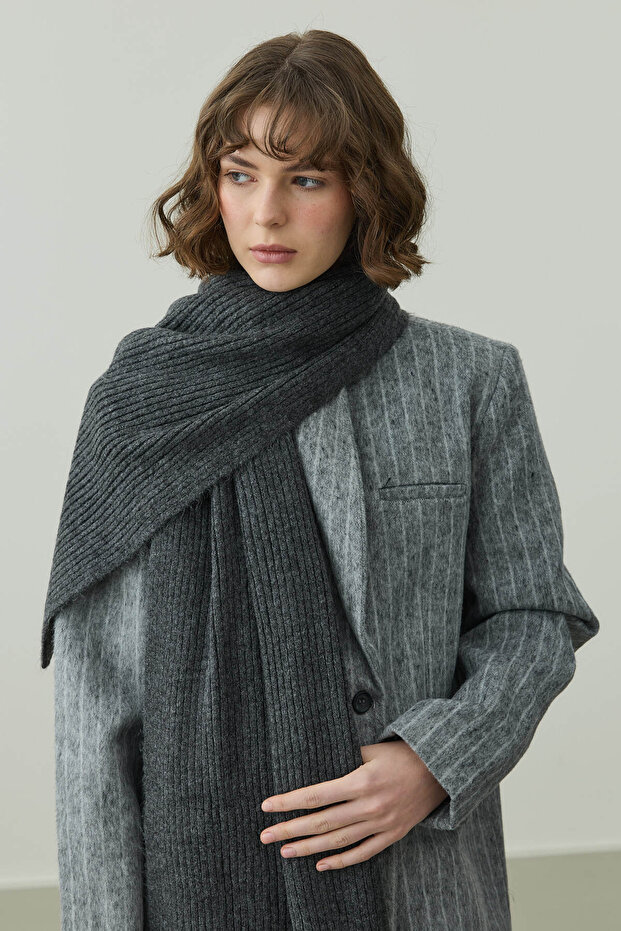 Tiftik Basic Atkı Antrasit - 7