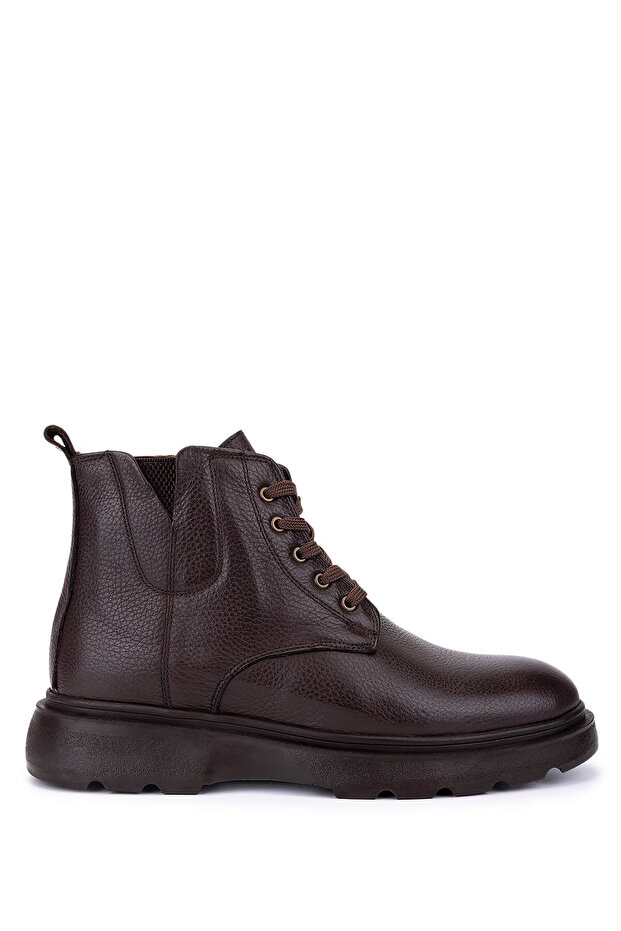 Men's Genuine Leather Brown Casual Boots