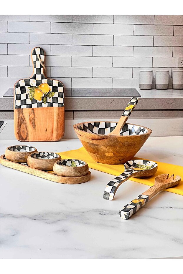 Amarillo Mango Mutfak Seti 9 Parça - 7