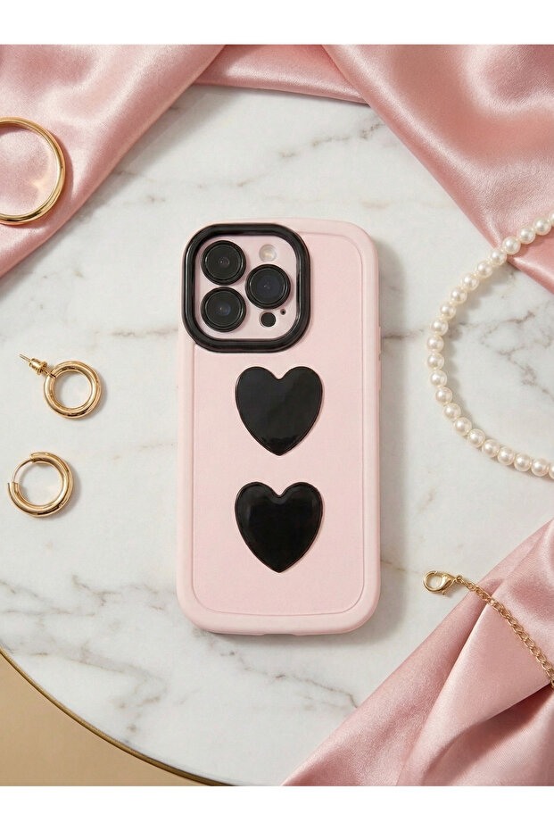 حافظة مضادة للصدمات متوافقة مع آيفون 16 برو ماكس مع إطار حماية للكاميرا ونمط شخصيات ثلاثية الأبعاد - 3