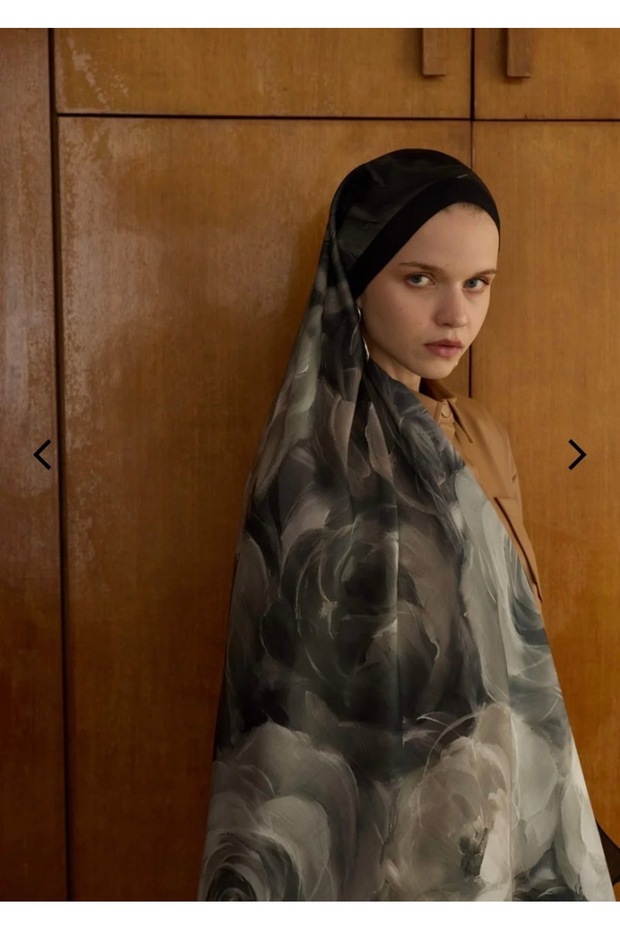 Winter Bloom Bambu Kraş Şal İpekhan - 3