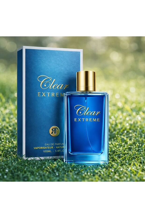 RT Fragrances Clear Extreme Unisex Eau de Parfum, Long-Lasting Fresh Scent, 100ml