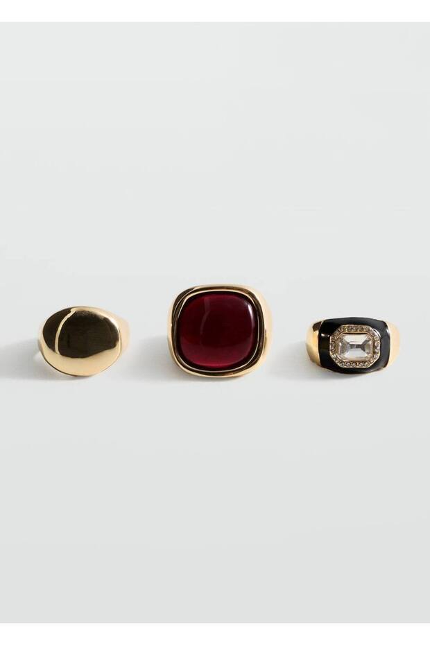 3'lü karma yüzük seti - 2