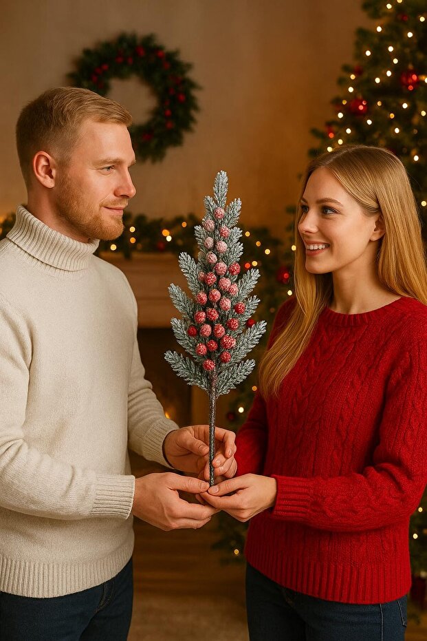 1 Ultra Luxurious Snowy Kokina Flower Christmas Gift