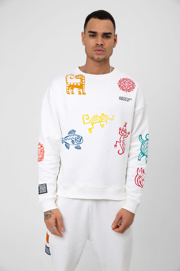 Symbols Off-White Sweatshirt - 6