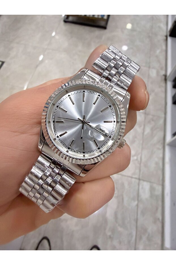 Retro Kordon Takvimli Kol Saati - 2