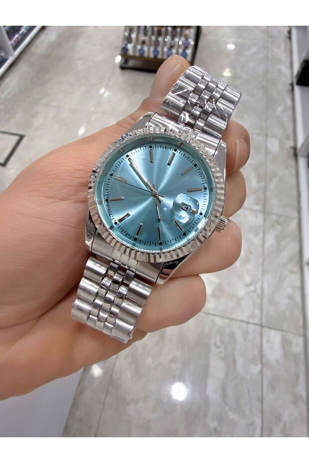 Retro Kordon Takvimli Kol Saati - 2