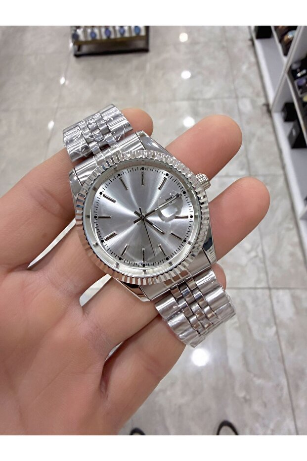 Retro Kordon Takvimli Kol Saati - 3