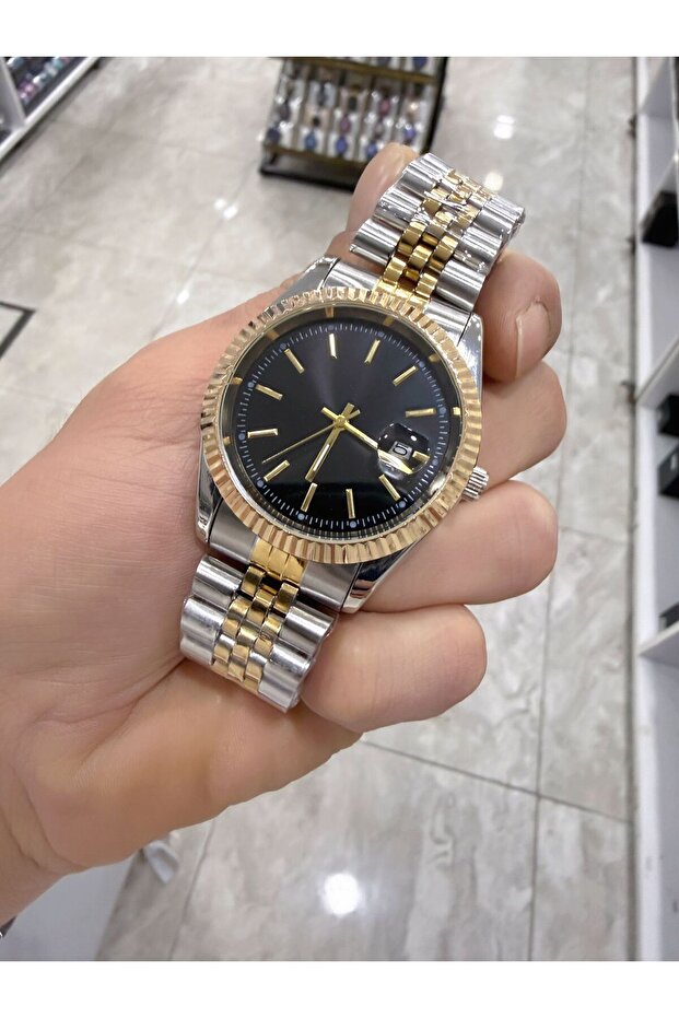 Retro Kordon Takvimli Kol Saati - 2