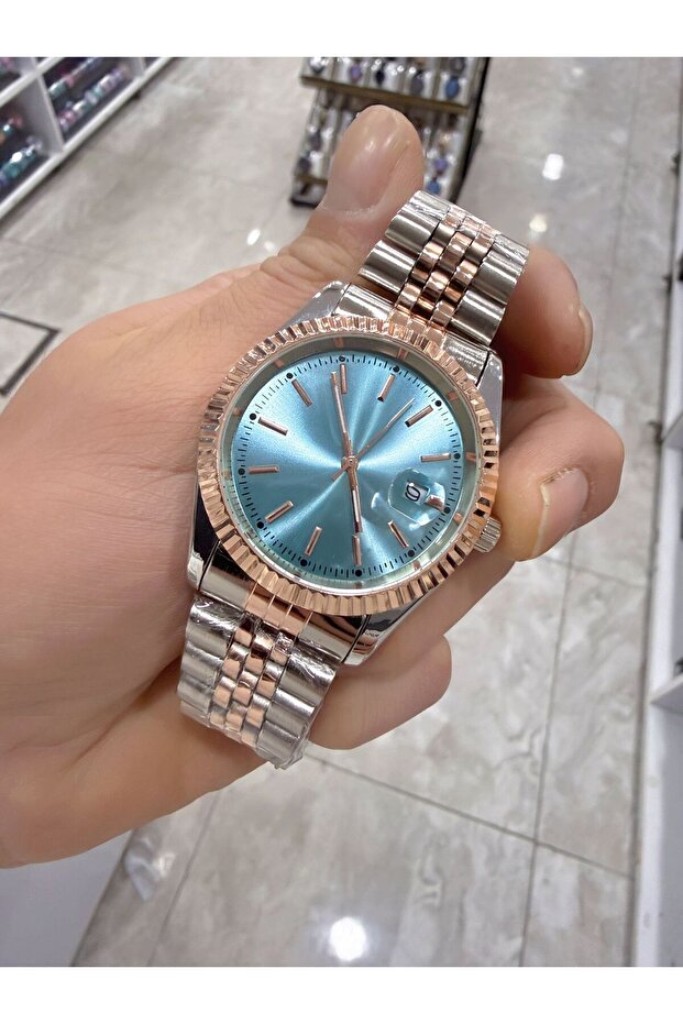 Retro Kordon Takvimli Kol Saati - 2