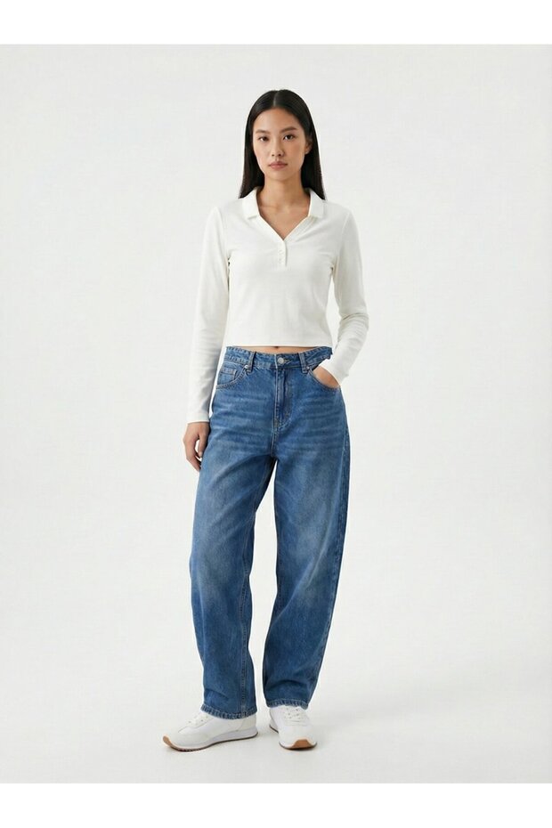 Beyaz Sweatshırt - 1