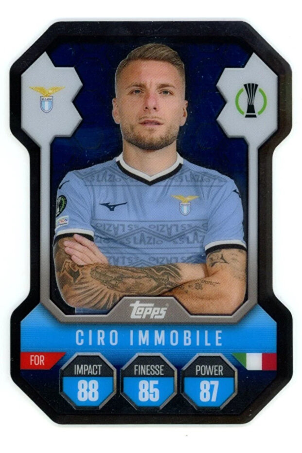 Match Attax Cl 24/25 Champions League 2024/2025 Sh17 Ciro Immobile Chrome Shield