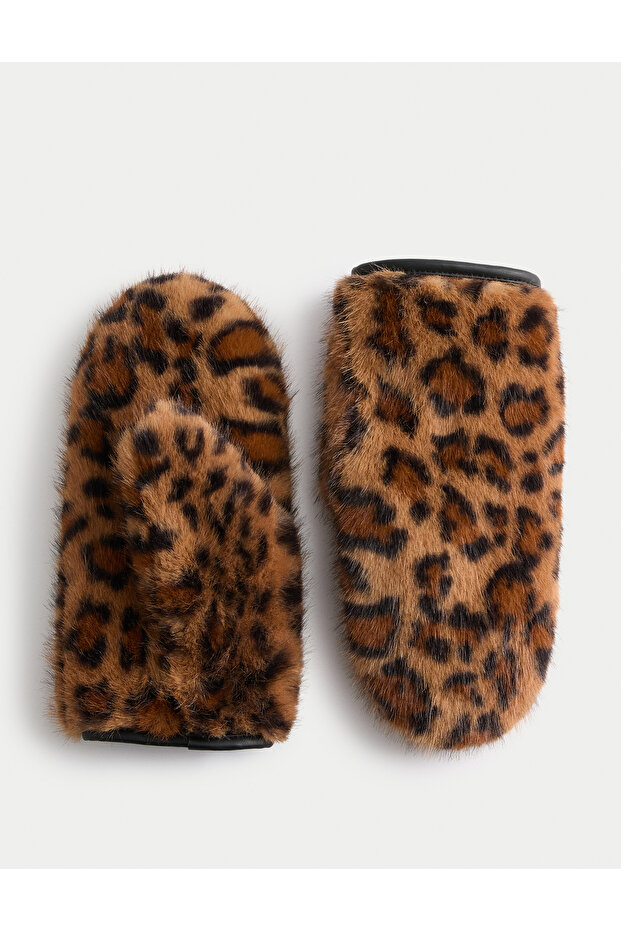 Leopar Desenli Eldiven - 1