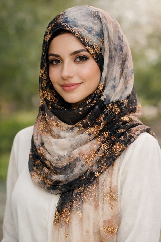 HIJAB WITH PRINT DESIGN