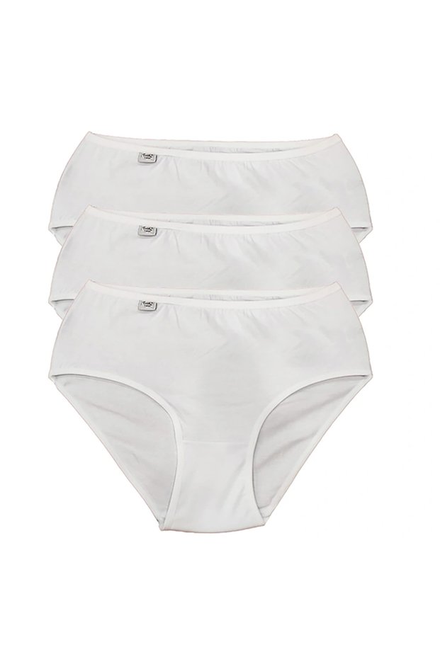 922 Ribana Women's Bato Panties 3-Pack XL White