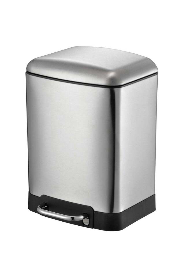 Home Maker 6L Stainless Steel Pedal Bin – Soft-Close Lid, Fingerprint-Resistant, Hands-Free Step T