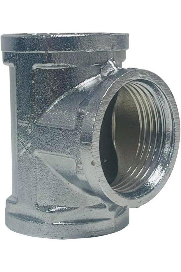 Chrome Plated Pipe Fittings CP Fittings for Faucets Showerheads and Valves (1", T)