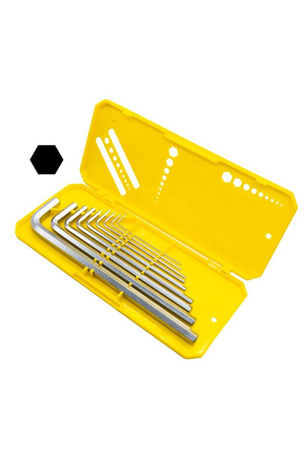 6479 Long Type Hex L Allen Key Set 9 Pieces