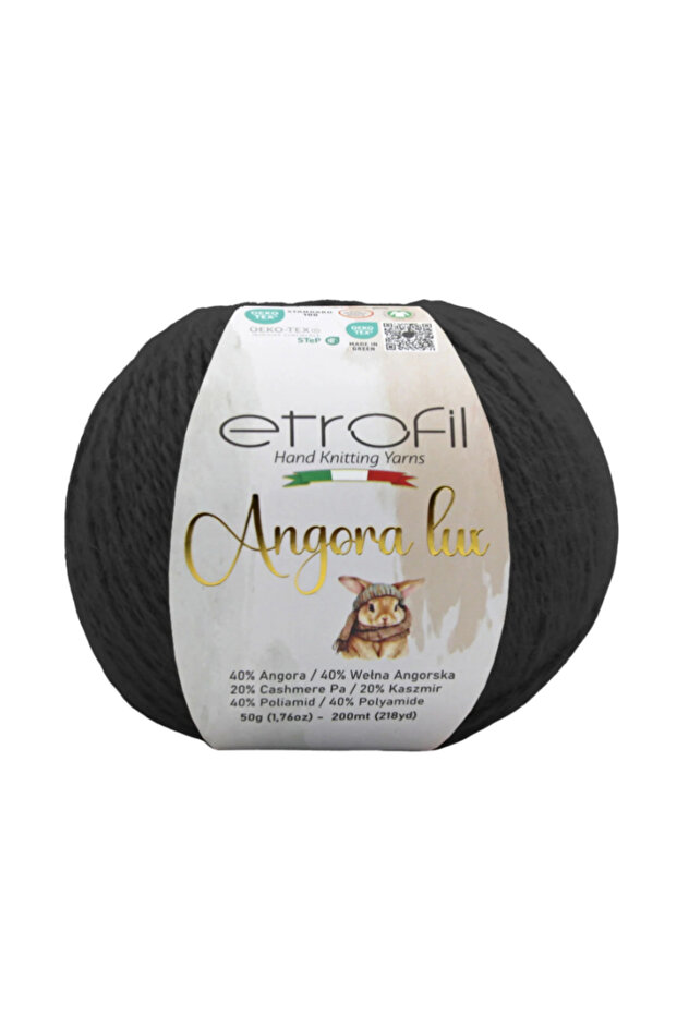 Angora Lux Wool 45% Angora Lux 55% Polyamide 50 g Fine Knitting Yarn Soft 70900- 1 Piece