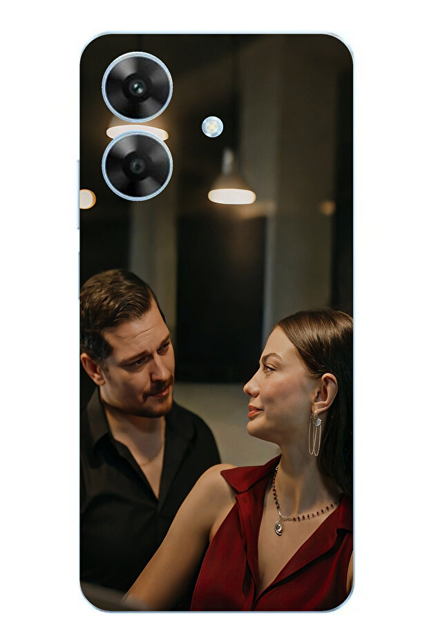 Realme Note 60 Compatible Eşref Rüya - Eşref and April Printed Silicone Case - 1