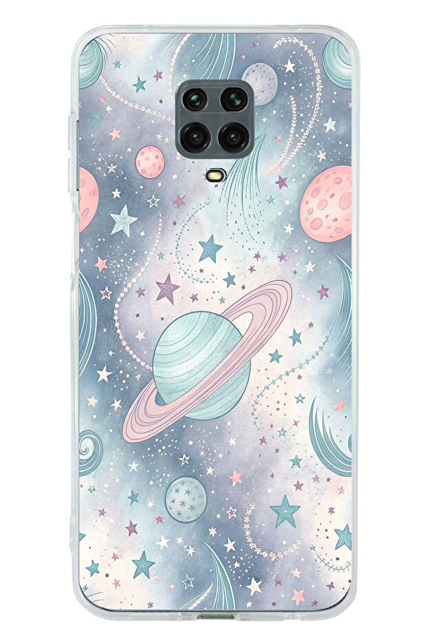 حافظة سيليكون ناعمة ملونة متوافقة مع Redmi Note 9 PRO-9S مطبوع - 1