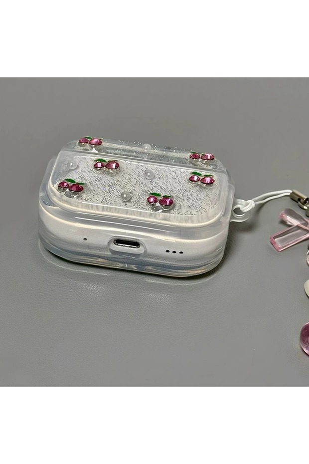 إيربودز 3. حافظة سماعات أذن متوافقة مع نمط الكرز اللامع من نيسيل مع مشبك كرز - 8