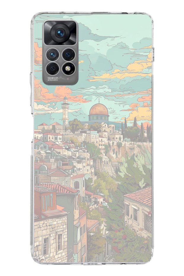 Redmi Note 12 Pro 4g Compatible Free Palestine and Dome of the Rock Printed Silicone Case