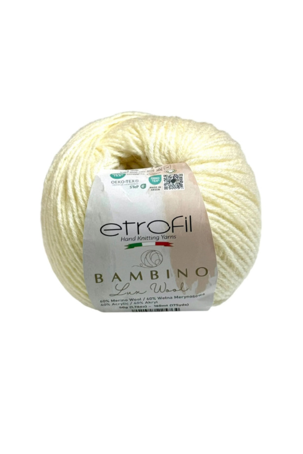 Bambino – 60% Merino Wool 40% Acrylic, 50 g / 160 m Soft Knitting Yarn 70018- 1 Piece